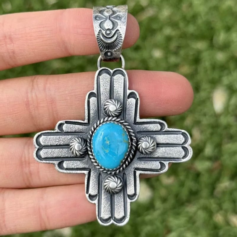 Sterling Zia pendant