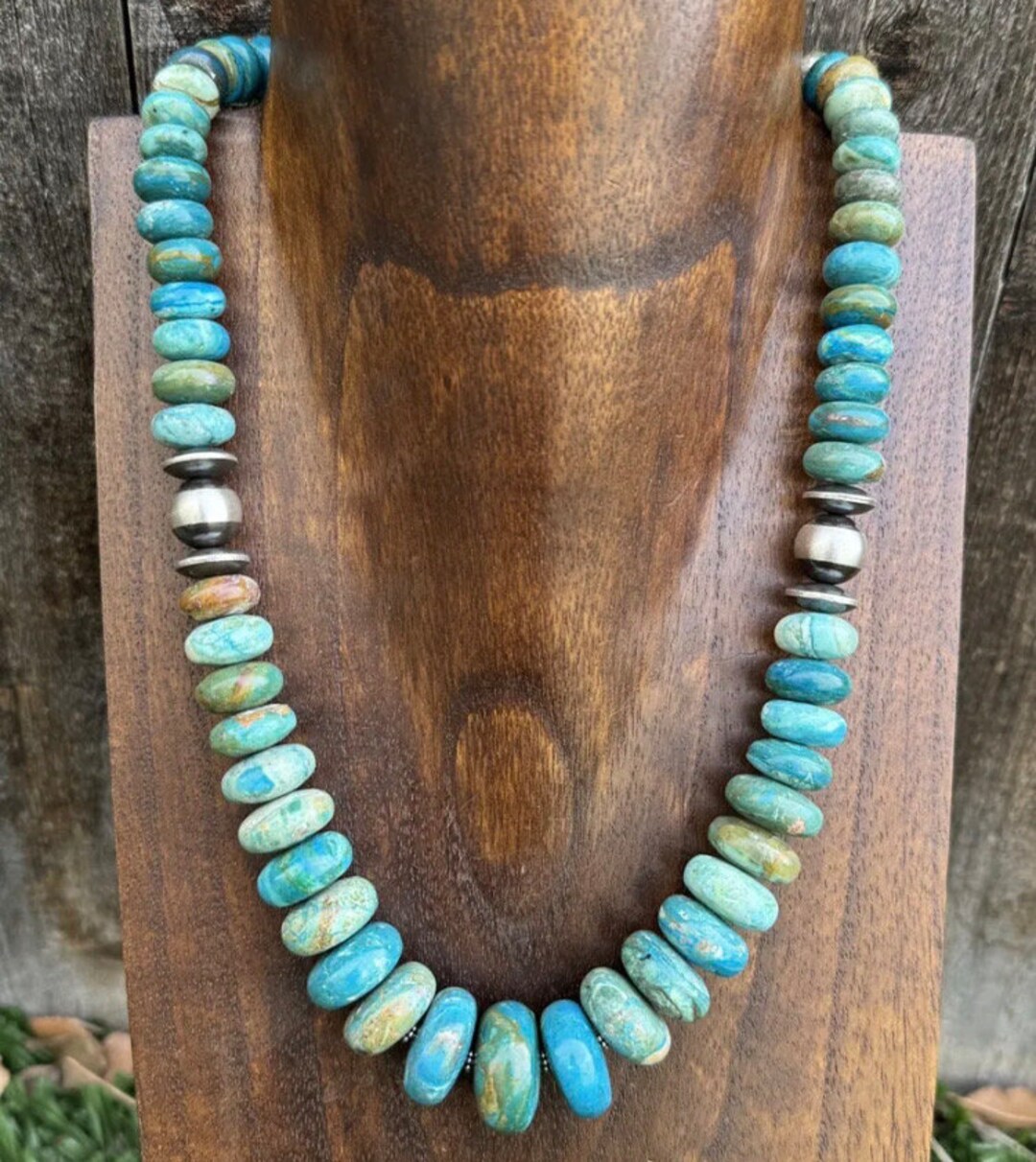 •SUENO• peruvian opal + sterling silver necklace (16
