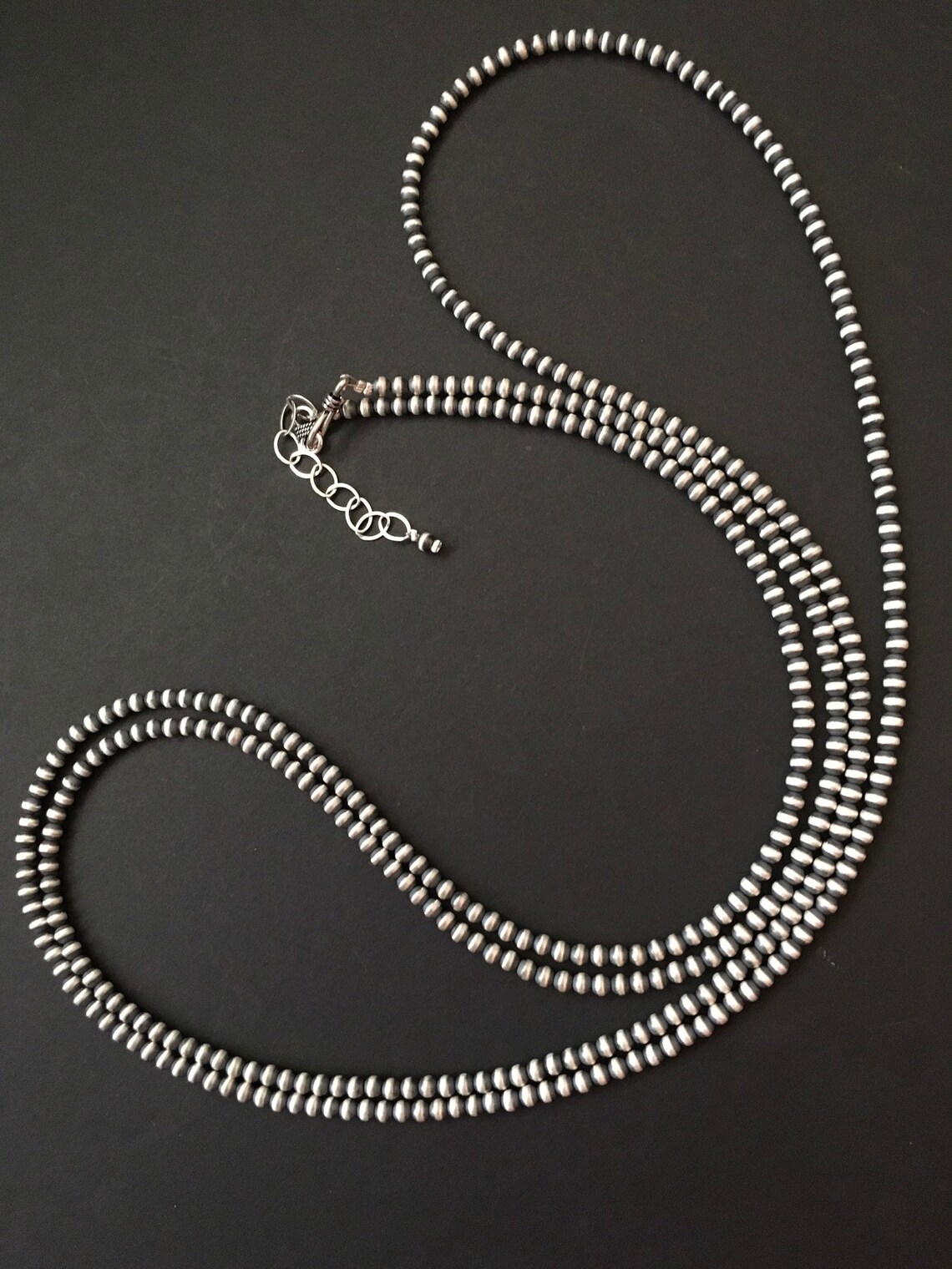 4mm navajo pearl necklace
