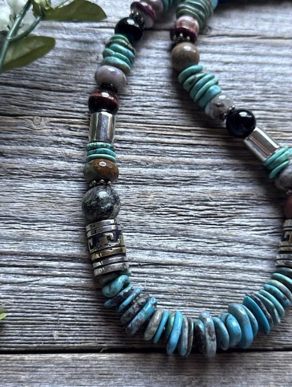 Tommy Rosita Singer T R Sterling Silver Blue Turquoise Bead