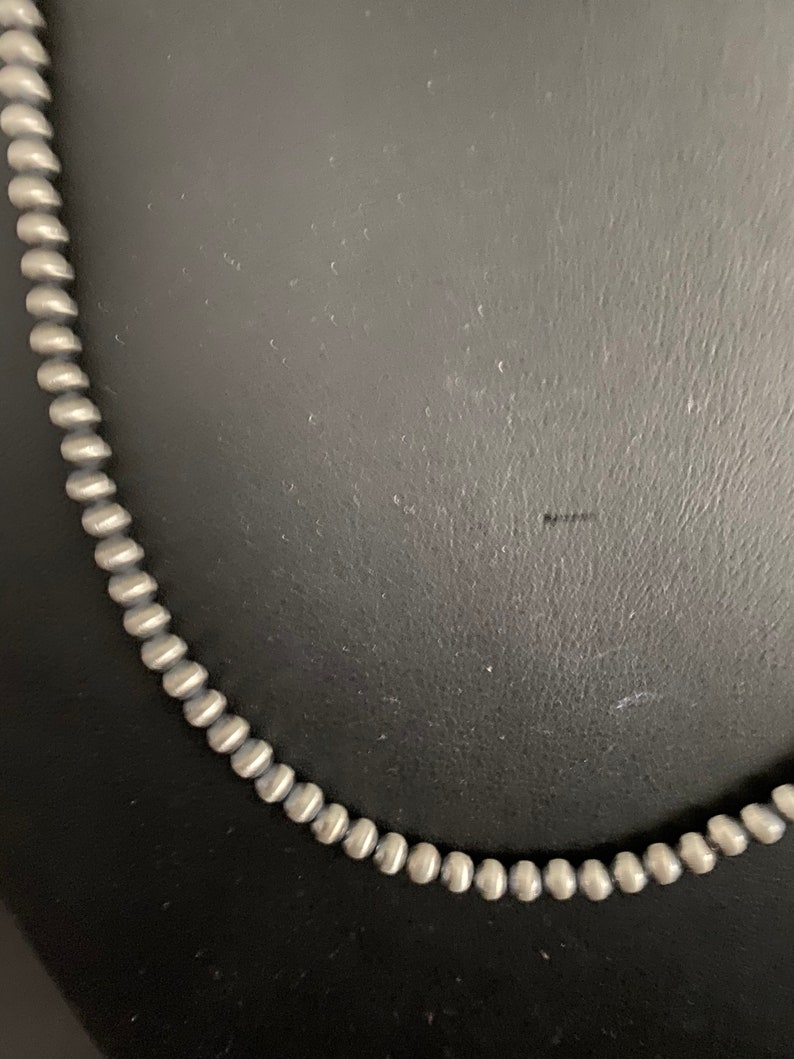 4mm navajo pearl necklace