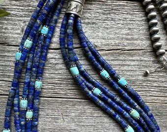 Avalaya Collana Multifilo Con Perline Di Vetro Viola – Placcata Argento – Lunghezza 42 Cm + 6 Cm Di Estensione