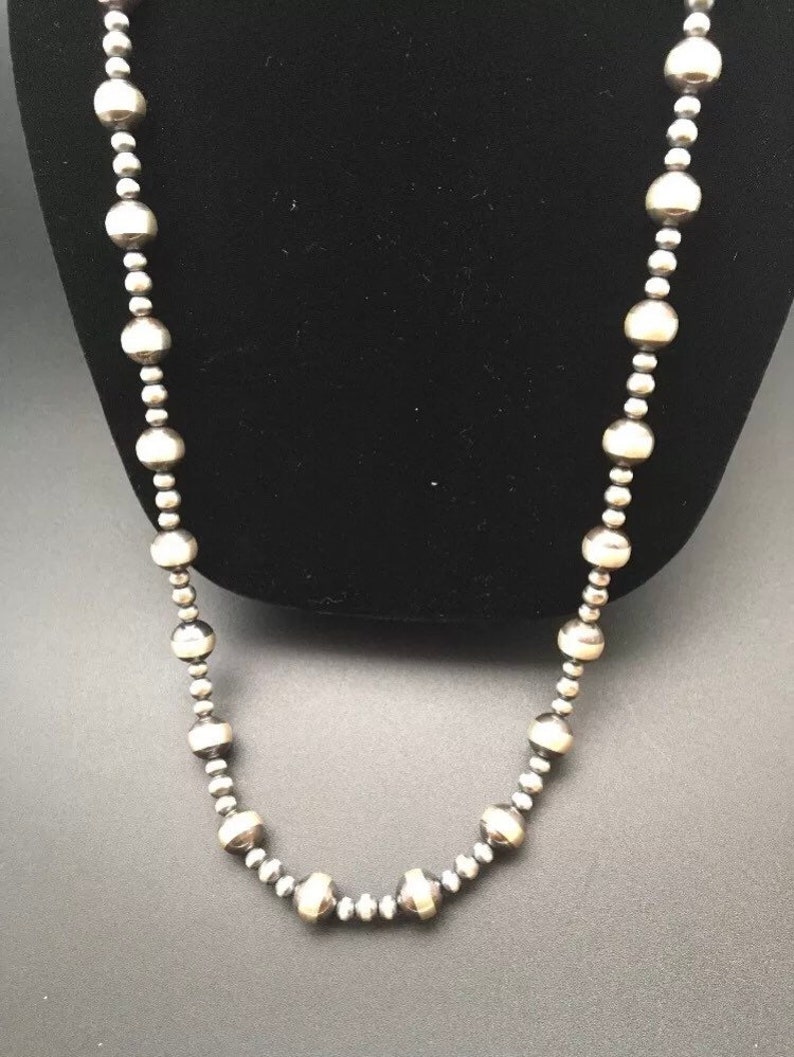 Mix silver beads Navajo Pearls main image 0