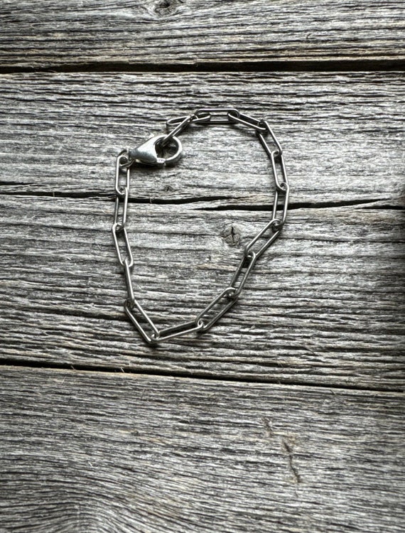 シルバーリンクチェーンブレスレット 925シルバー リンクチェーン