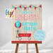 Little Red Wagon Invitation, Red Wagon Invite, Digital File or Printed Invitations, Boy First ...