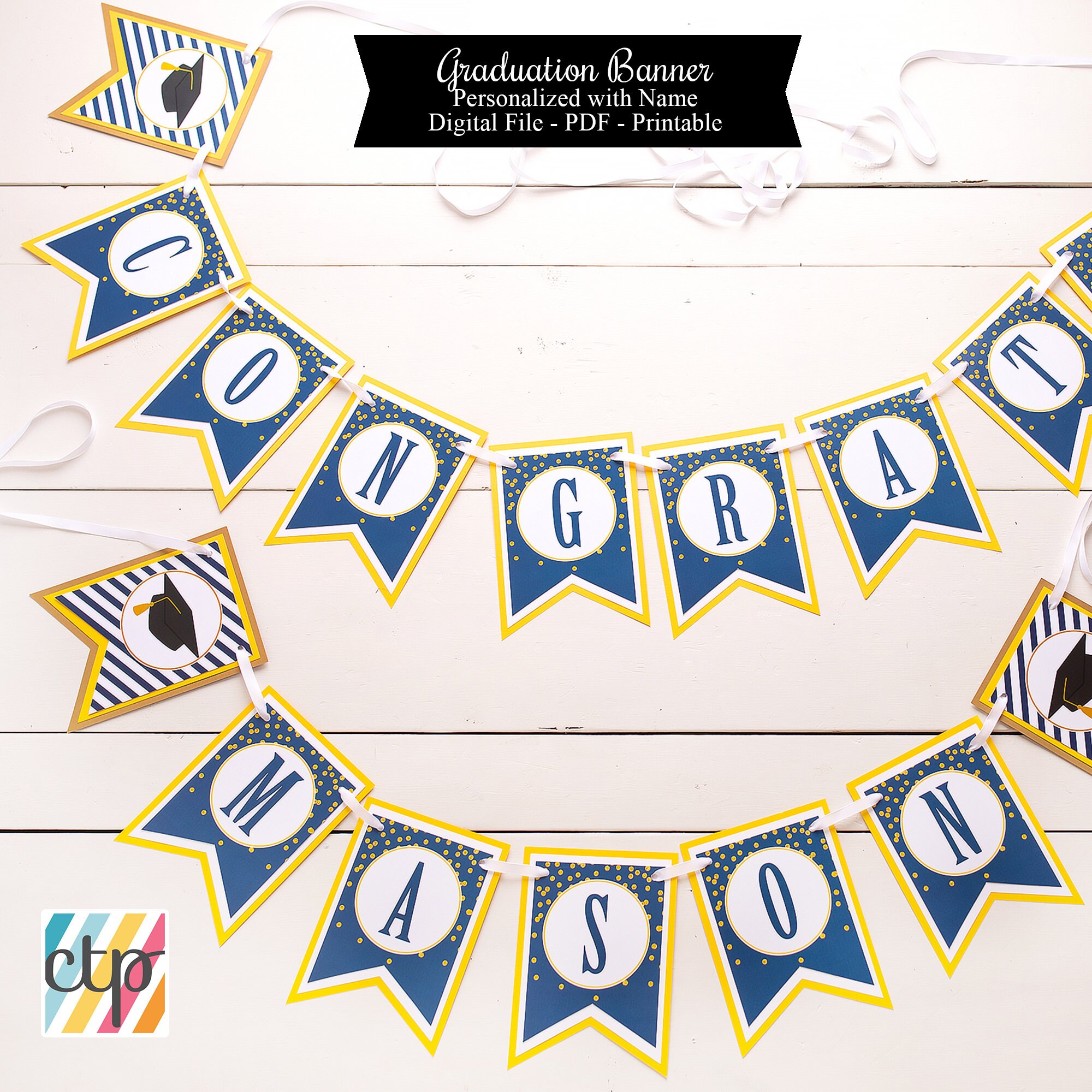 Printable Digital Download Graduation Party Decorations | Etsy