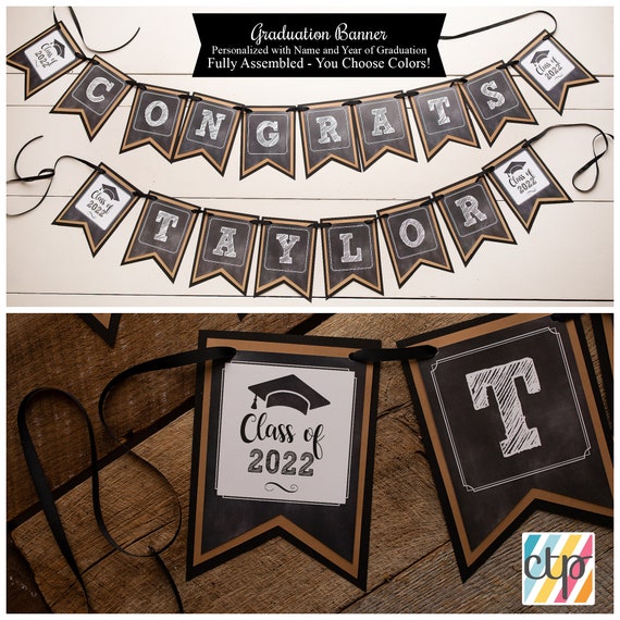 Graduation Party Decorations, Graduation Banner, Custom Banner, Son, Il_570xn