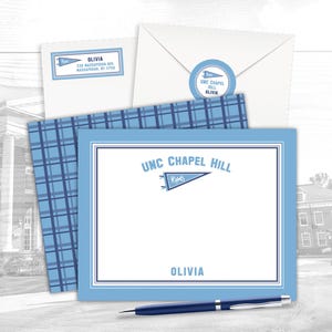 Custom Notecards, Personalized Notecard, University Notecards, College Stationery, Notecards, Gift for Daughter,