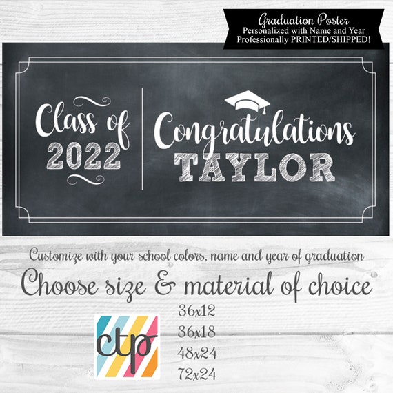 Graduation Party Decorations, Graduation Yard Sign, Graduation Banner