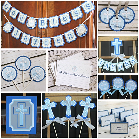 Religious Decorations Boy Baptism Boy Communion First Communion