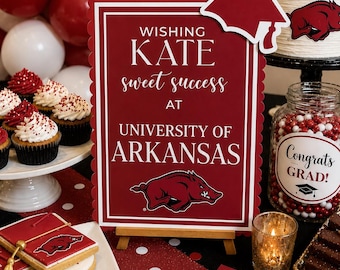 Personalized Sweet Success Graduation Sign | Grad Party Decor