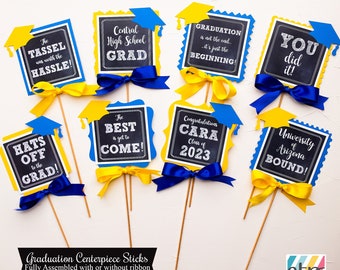 Graduation Centerpiece, Graduation Table Decor, Graduation Party Decorations,