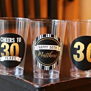 60th Birthday Party Decorations Party Favor Tags Milestone - Etsy