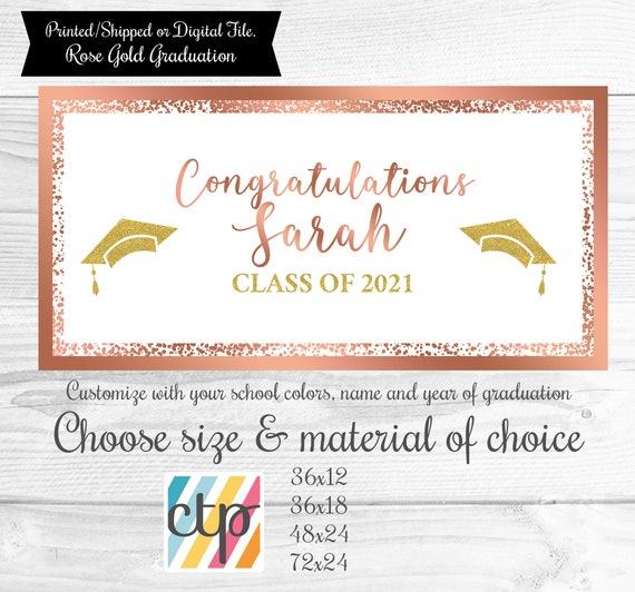 Graduation Party Decorations, Graduation Yard Sign, Graduation Banner, Daughter Graduation, Il_570xn