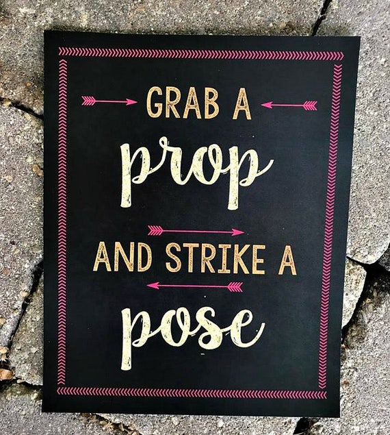 Photo Prop Sign 40 And Fabulous Photo Booth Sign 40th Party Etsy