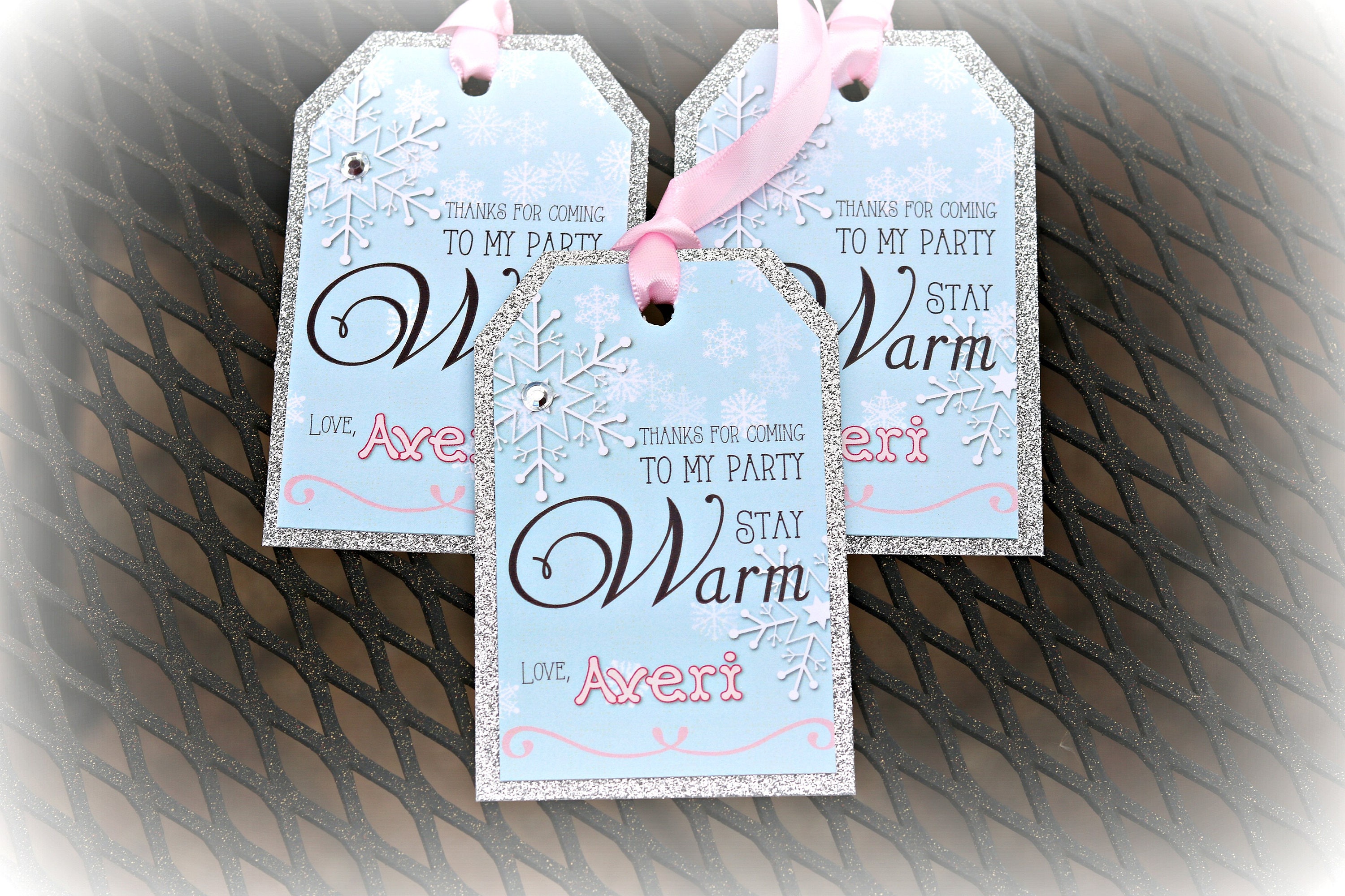 ICE SKATING BIRTHDAY Party Favor Tag Ice Skating Party Etsy