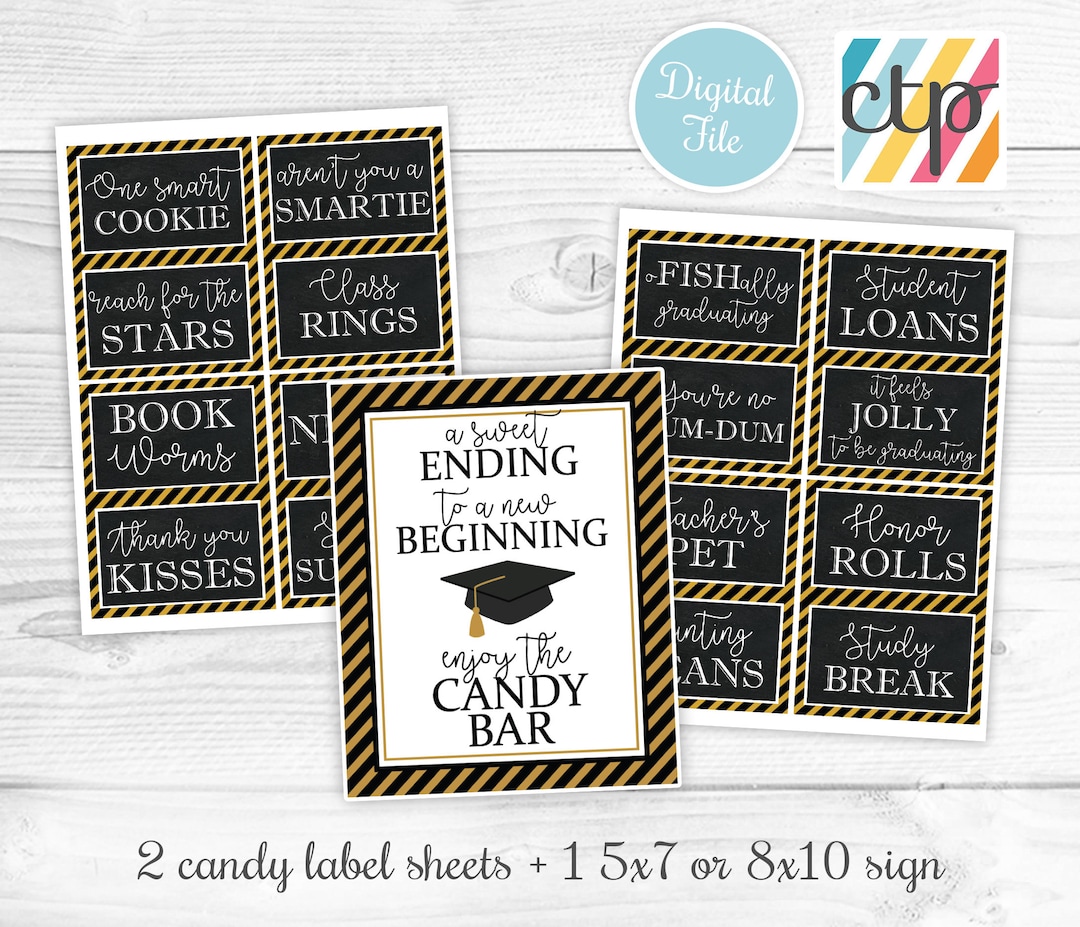 Printable, Digital Download, Graduation Party Decorations, Graduation ...