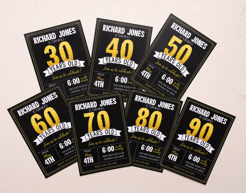 PRINTED 30th birthday poster, Back in 1996, What Happened in 1996, 30th Birthday Decorations, Black and Gold, 30th Party Decor, Vintage 1996 image 8