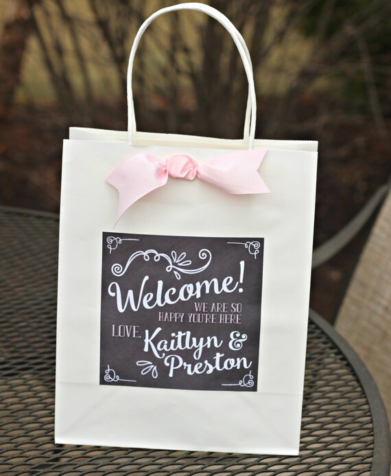 wedding hotel favor bags