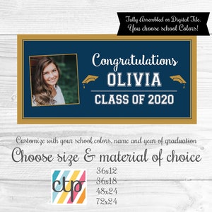 Graduation Party Decorations, Graduation Yard Sign, Graduation Banner, Printable, Digital Download, PDF, image 9