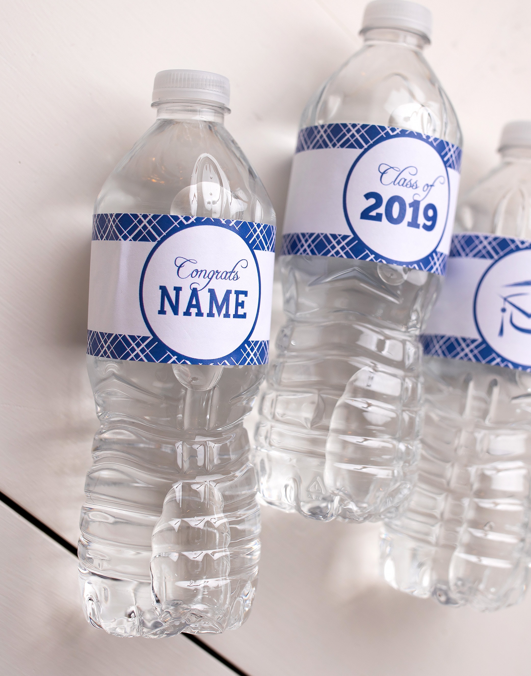 Etiquetas de la botella de agua de graduación etiquetas | Etsy