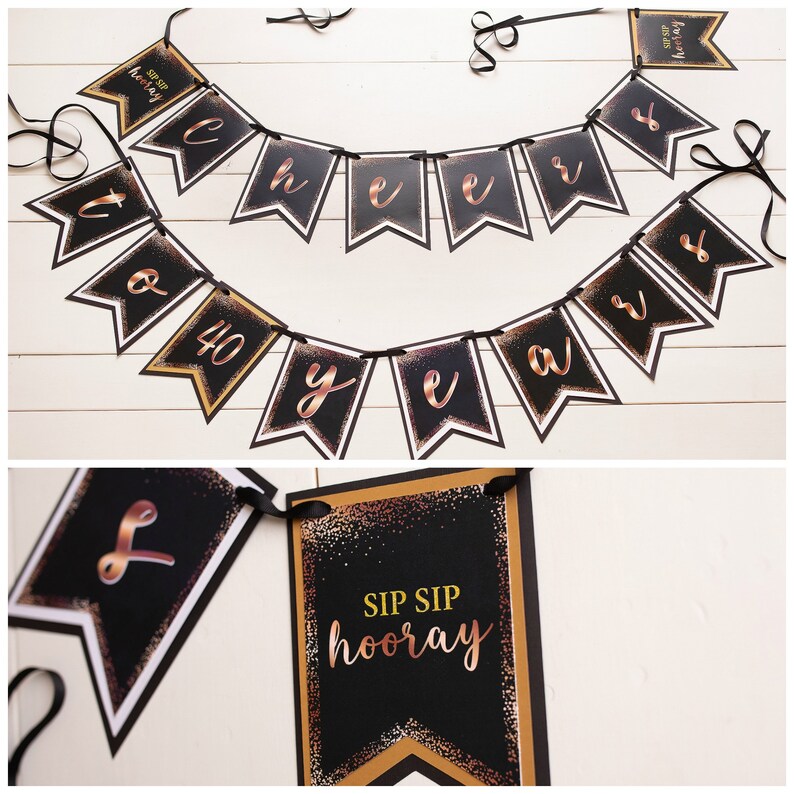 Póster impreso de 40 cumpleaños, en 1986, qué sucedió en 1986, decoraciones para 40 cumpleaños, oro rosa, decoración para fiesta de 40 años, vintage 1986 imagen 6