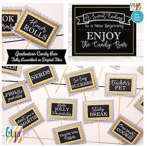 Graduation Candy Bar Signs, Graduation Party Sign, Graduation Party Decorations, Son Graduation,