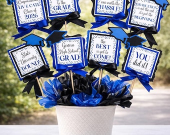 Graduation Centerpiece, Graduation Table Decor, Graduation Party Decorations,