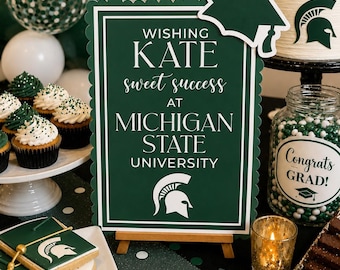 Personalized Graduation Party Sign | Sweet Success Graduation Decor