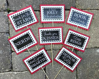 GRADUATION CANDY BUFFET, Candy Bar Labels, Grad Candy Bar, Any School Colors!