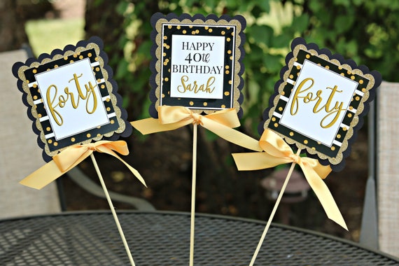 Female 40th birthday deals decorations
