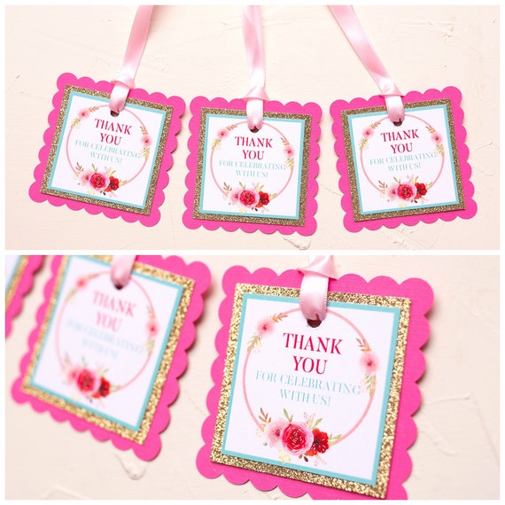 70th Birthday Party Favor Tags 80th Birthday 60th Birthday