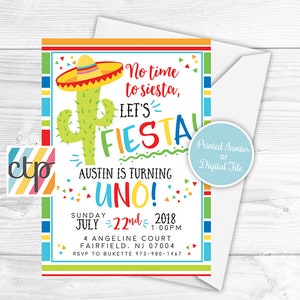 First Fiesta Birthday Invitations, Fiesta Birthday, Fiesta Invite, Taco TWOsday, 1st Fiesta, Mexican Fiesta