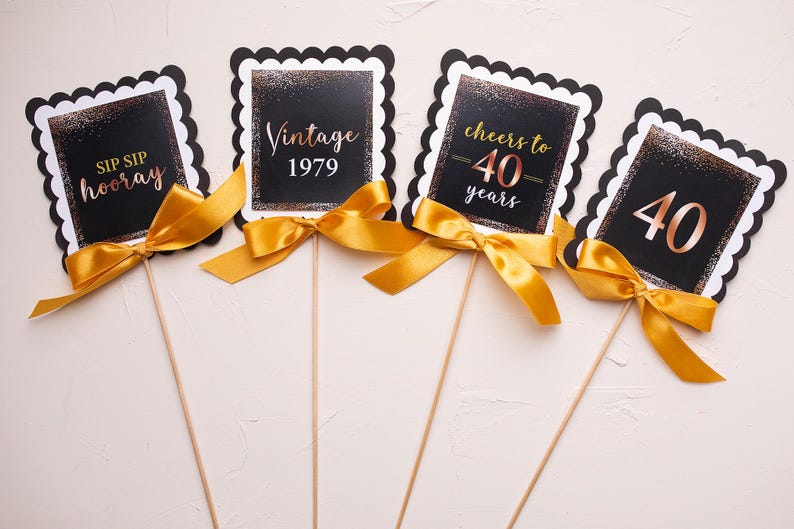 Póster impreso de 40 cumpleaños, en 1986, qué sucedió en 1986, decoraciones para 40 cumpleaños, oro rosa, decoración para fiesta de 40 años, vintage 1986 imagen 15