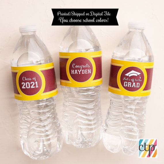 Graduation Party Decorations, Water Bottle Stickers, Daughter Graduation, Il_570xn