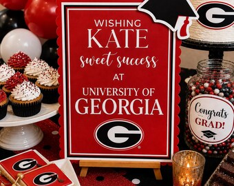 Personalized Sweet Success Graduation Sign | Grad Party Decor