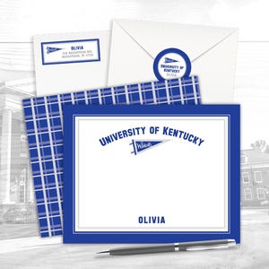 Custom Notecards, Personalized Notecard, University Notecards, Personalized Stationery, Christmas Gifts, Stocking Stuffer, Gift for Daughter