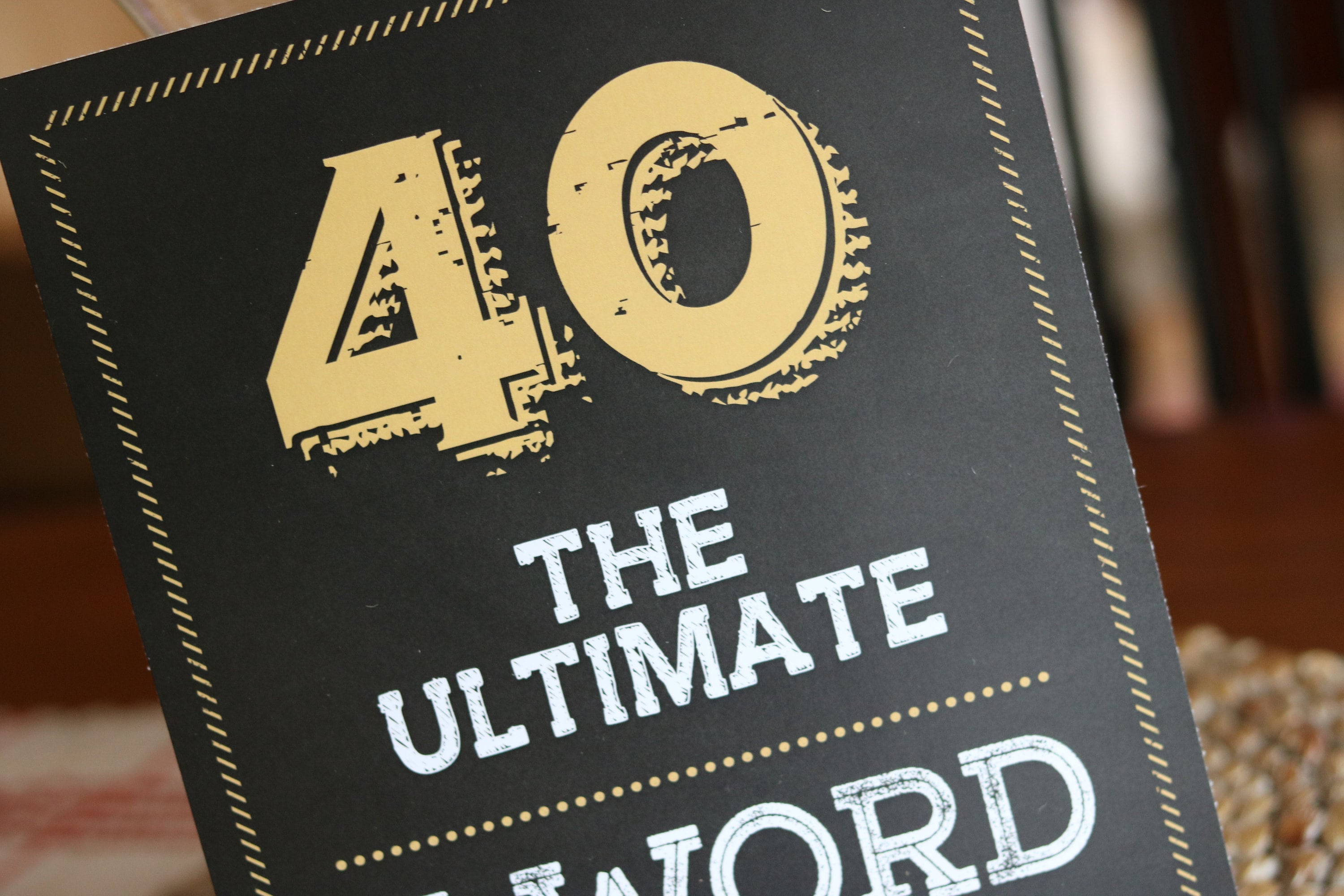 40TH BIRTHDAY DECORATIONS 40 The Ultimate FWord Funny 40th Etsy