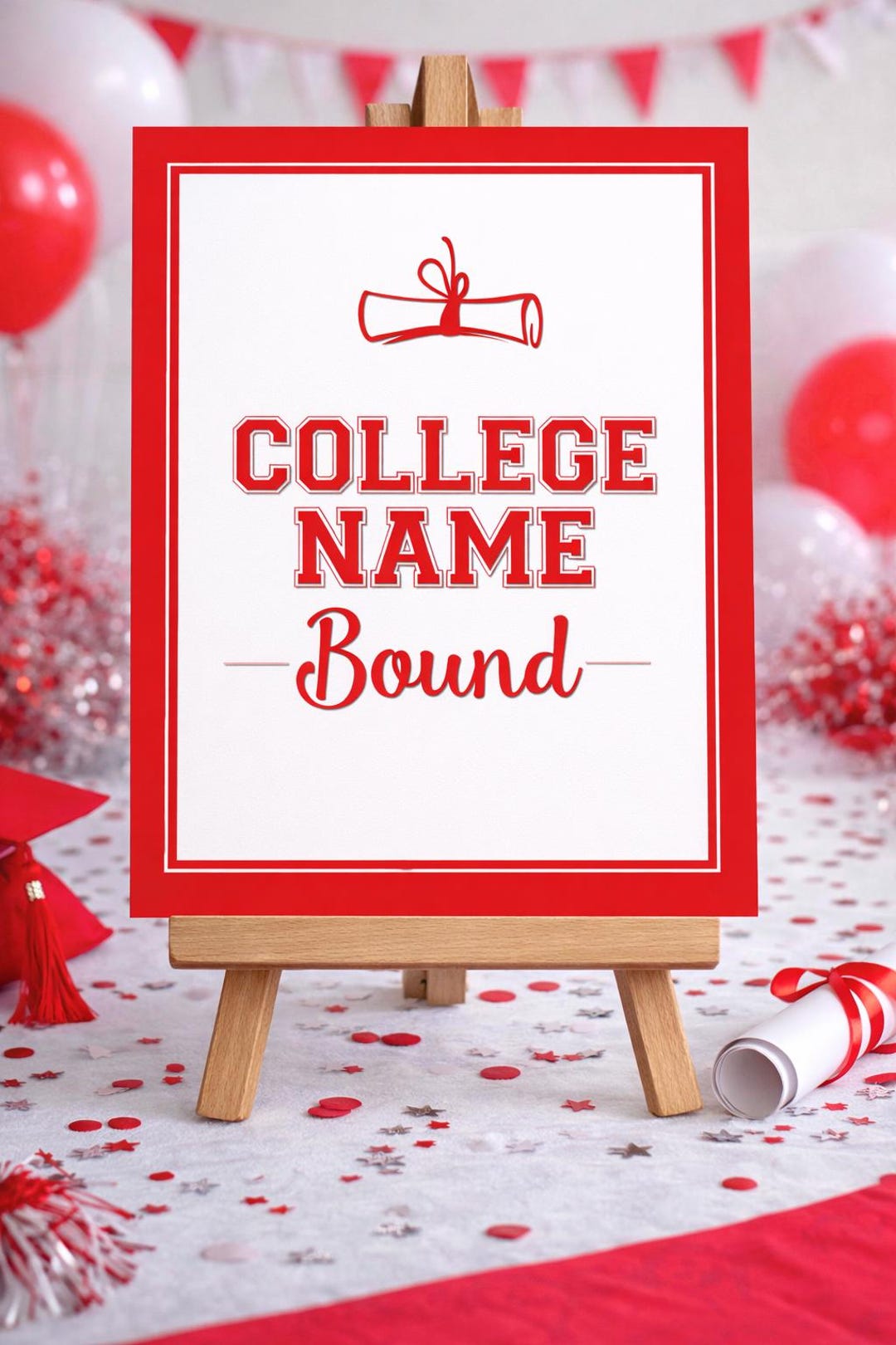 College Bound Sign for Graduation Celebration - 7 Size Options - You ...