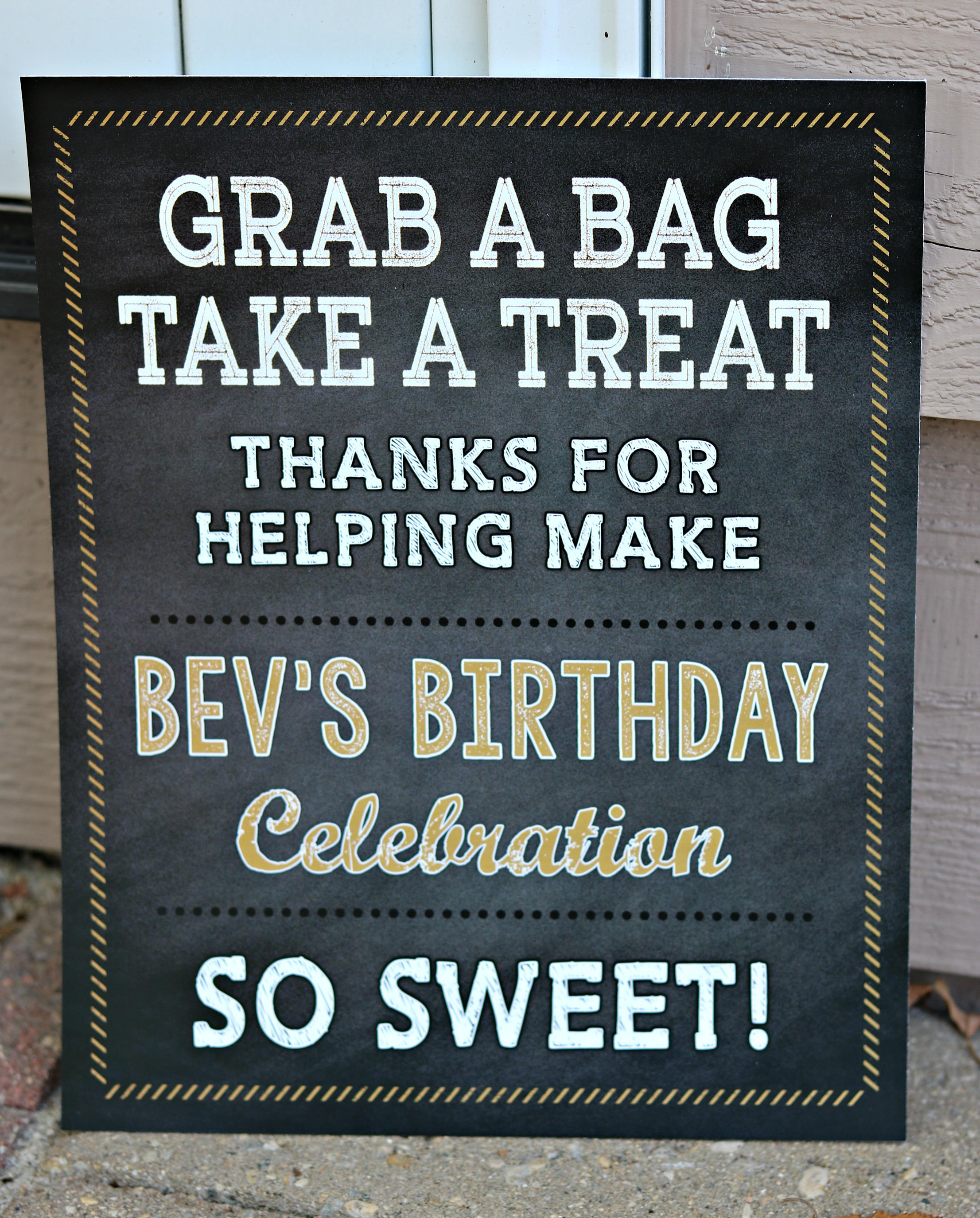ADULT CANDY BAR Sign Birthday Candy Bar Printed Party Sign Etsy