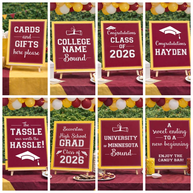 College Bound Sign for Graduation Celebration - 7 Size Options - You ...
