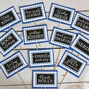 GRADUATION CANDY BUFFET, Candy Bar Labels, Class of 2026, Any Colors!