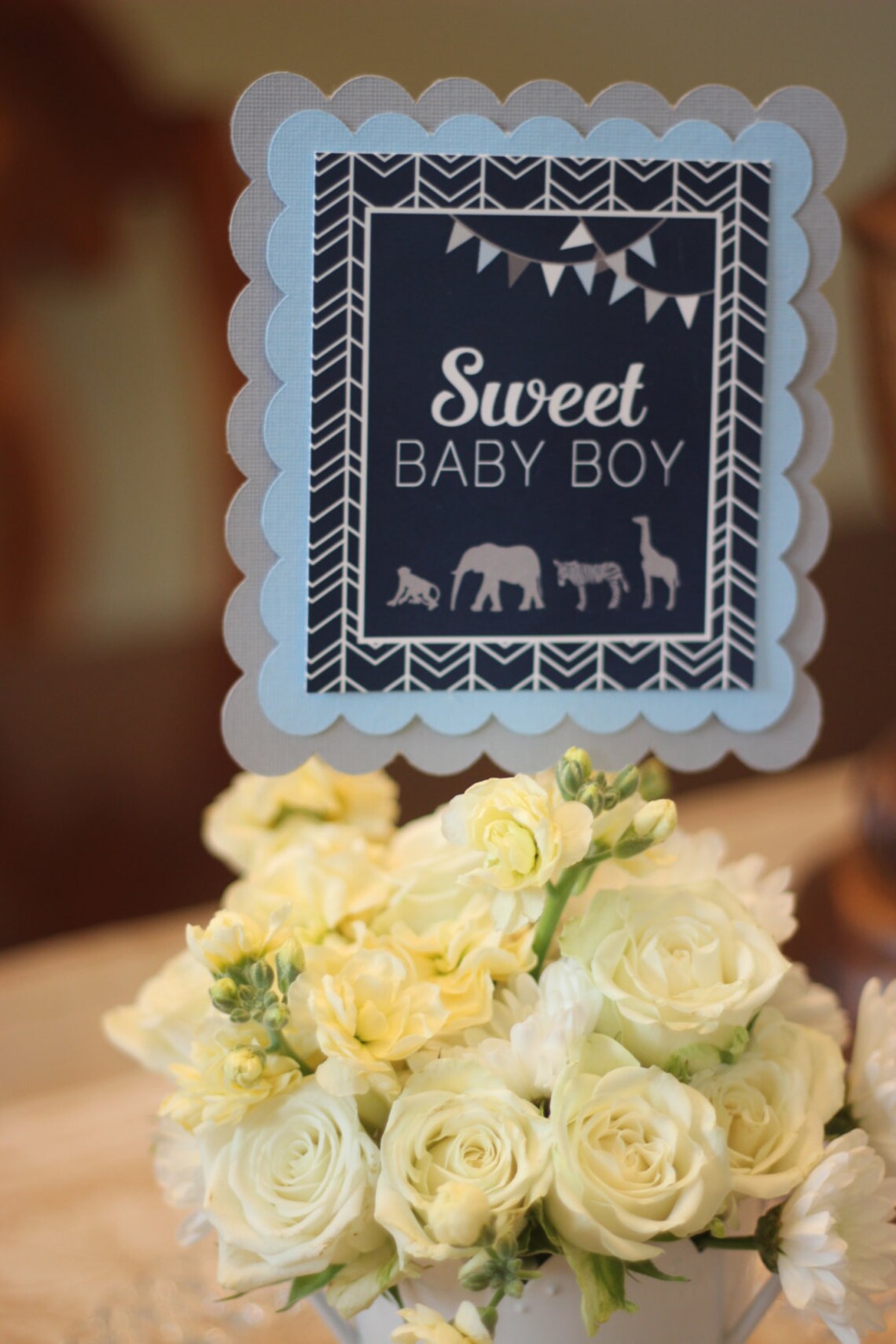 BOY BABY SHOWER Modern Zoo Zoo Baby Shower Baby Shower Etsy