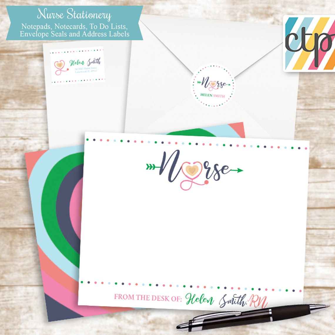 Personalized Nurse Notepad Custom Nurse Gift Gift for Nurse Etsy