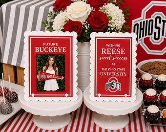 Graduation Dessert Table Sign Set, College Graduation Party Signs, Sweet Table Decor, Printed Graduation Decorations