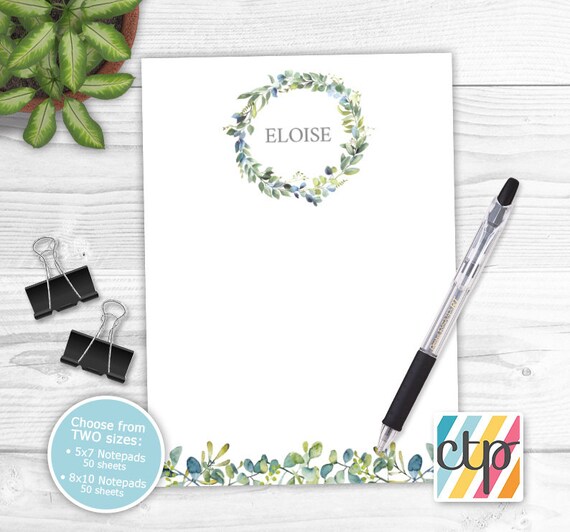 Memo Pads, Custom Notepad, Stationery, Thank You Gifts, Teacher Gifts, Il_570xn