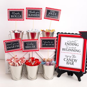 Graduation Candy Labels, Graduation Candy Bar Sign, Candy Buffet, Graduation Signs, Graduation Party Decorations,