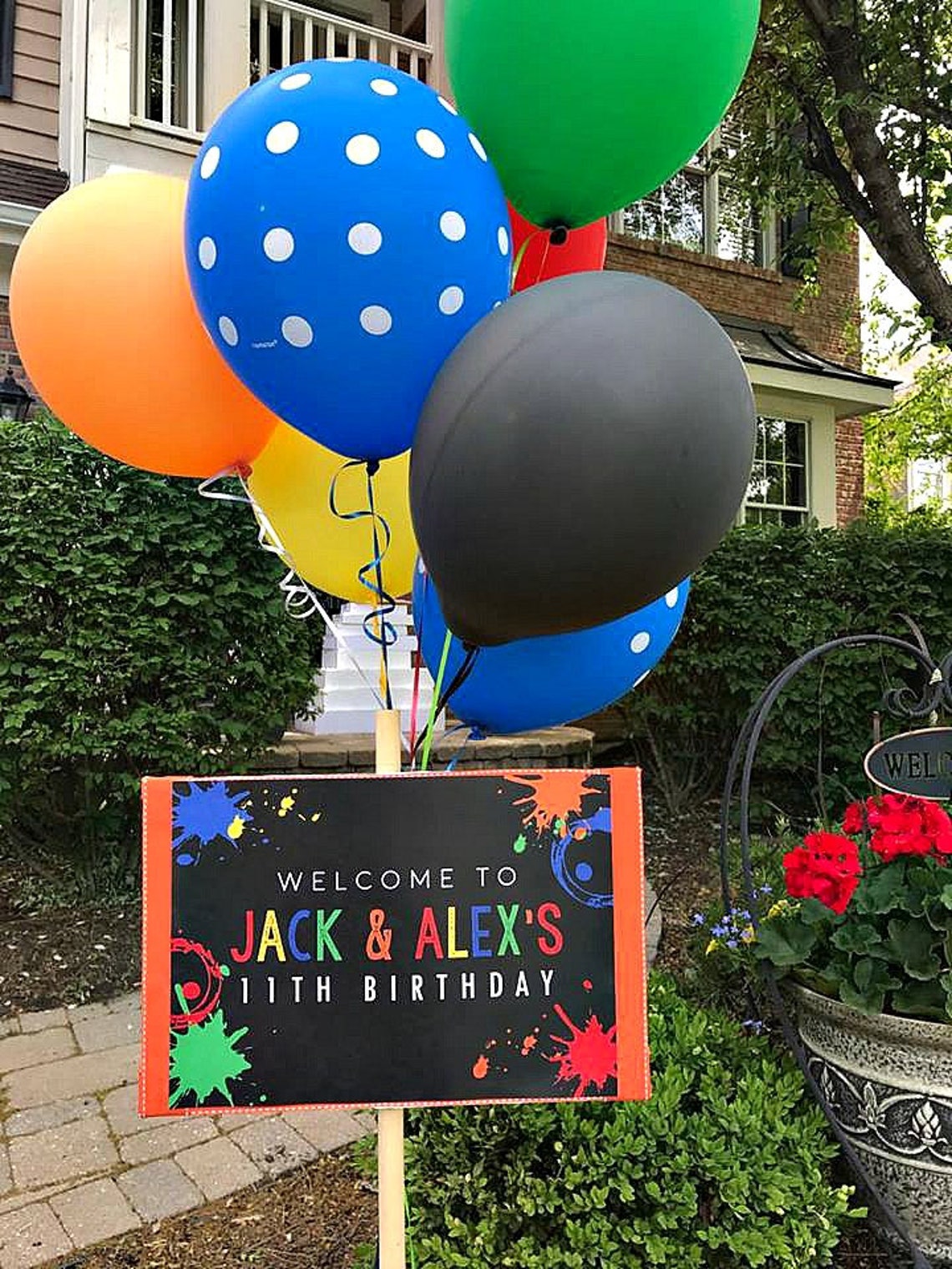 PAINTBALL PARTY DECORATIONS Paintball Birthday Decor Etsy