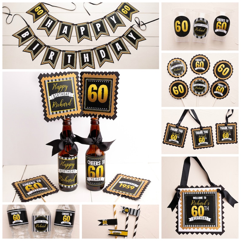PRINTED 30th birthday poster, Back in 1996, What Happened in 1996, 30th Birthday Decorations, Black and Gold, 30th Party Decor, Vintage 1996 image 5