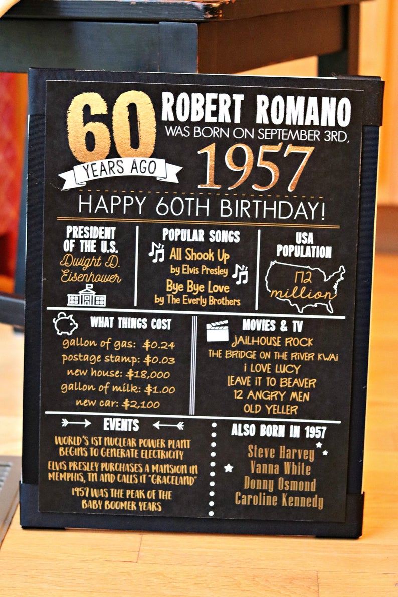 60TH BIRTHDAY PARTY Wine Labels, Masculine Birthday Party Decorations. Milestone Birthday Party,Cheers to 60 Years,Wine Favor,Any Age. image 8